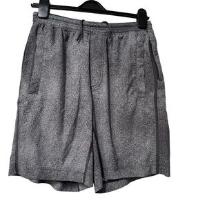 lululemon athletica Men's Heathered Gray Athletic Shorts